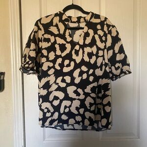Leopard Print Blouse